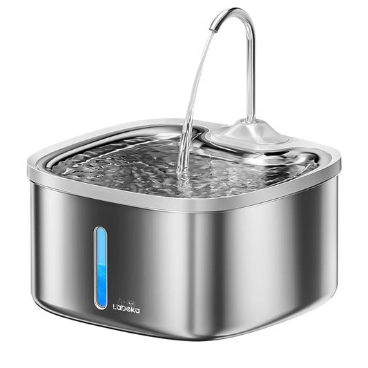 Multifunctional Indoor Pet Water Fountain with 4 Filters and Ultra Quiet Pump, 3.5L Capacity for Cats and Dogs - Model W04B