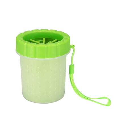 Pet Cleaning Cup Soft Silicone Comb Portable Pet Foot Cup Claw Brush Fast Cleaning Dirty Cat Claw Cleaning Bucket